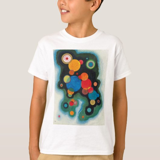 Verdiepte Abstracte olie op Canvas Kandinsky T-shirt (Voorkant)