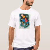 Verdiepte Abstracte olie op Canvas Kandinsky T-shirt (Voorkant)
