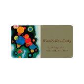 Verdiepte Impuls. Wassily Kandinsky Etiket (Voorkant)