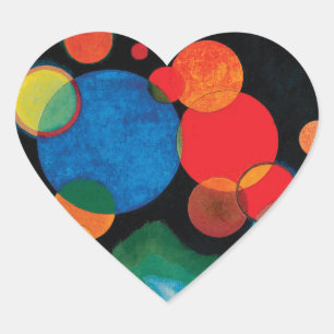 Verdiepte Impuls. Wassily Kandinsky Hart Sticker