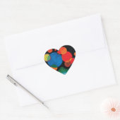 Verdiepte Impuls. Wassily Kandinsky Hart Sticker (Envelop)