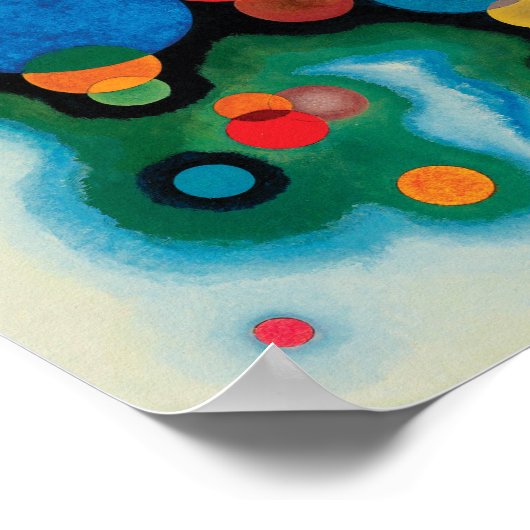 Verdiepte Impuls. Wassily Kandinsky Poster (Hoek)