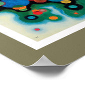 Verdiepte Impuls. Wassily Kandinsky Poster (Hoek)