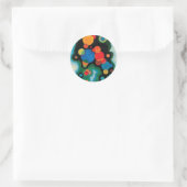 Verdiepte Impuls. Wassily Kandinsky Ronde Sticker (Tas)