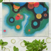 Verdiepte Impuls. Wassily Kandinsky Theedoek (Gevouwen)