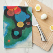 Verdiepte Impuls. Wassily Kandinsky Theedoek (Quarter Fold)