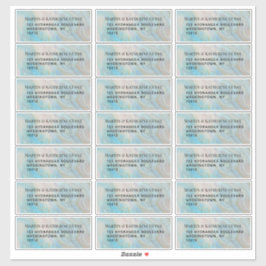 Verdigris Agate Verzendlabels 21 per vel Sticker
