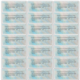 Verdigris Agate Verzendlabels 21 per vel Sticker