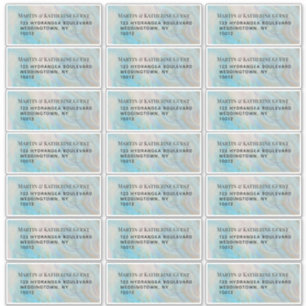 Verdigris Agate Verzendlabels 21 per vel Sticker