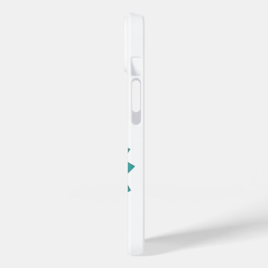 Verdigris hartdraak op wit Case-Mate iPhone case (Achterkant / Links)