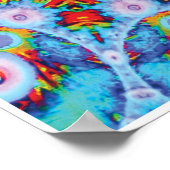 Verdigris Kinetic Collage Kaleidoscope Poster (Hoek)