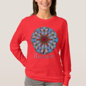 Verdigris Namaste Kaleidoscope T-shirt (Voorkant)