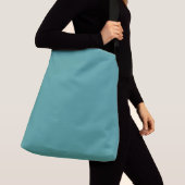 Verdigris Solid Plain Color Crossbody Tas (Dichtbij)