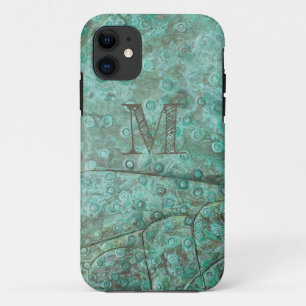 Verdigris Verdigris Bronze - Aangepast monogram Case-Mate iPhone Case