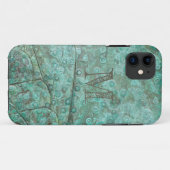 Verdigris Verdigris Bronze - Aangepast monogram Case-Mate iPhone Case (Achterkant (horizontaal))