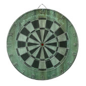 Verdigris Weathered Bronze Kijk Dartbord (Voorkant)