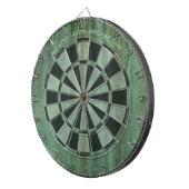 Verdigris Weathered Bronze Kijk Dartbord (Voorkant Rechts)