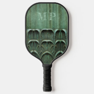 Verdigris Weathered Bronze Kijk Monogram Pickleball Paddle