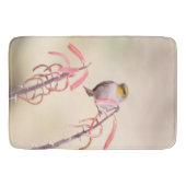 Verdin doorgesneden op penstemon badmat (Voorkant)