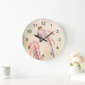 Verdin doorgesneden op penstemon grote klok (Huis)