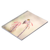 verdin met penstemon notitieboek (Linkerzijde)