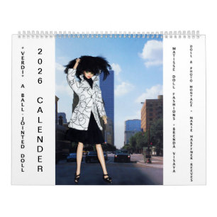 Verdi's 2026 Kalender: Een Pop met Kogelgewrichten Kalender
