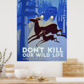 Verdoe ons leven niet. poster (Keuken)