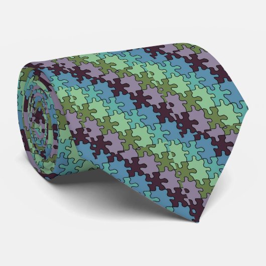 Verdoemd door autisme - Stropdas voor bewustmaking (Opgerold)