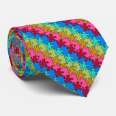 Verdoemd door autisme - Stropdas voor bewustmaking (Opgerold)