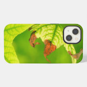 Verdoken maanleder iPhone hoesje (Achterkant horizontaal)