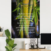 Verdomd citaat en bamboe poster (Thuiskantoor)