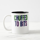 Verdomd tot haar. Noordelijke Engelstalige Lancash Tweekleurige Koffiemok (Links)