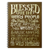 Verdomd zijn de rare mensen... notitieboek (Voorkant)