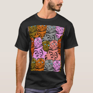Verdomde Afbeeldingen van katten, stuitend T-shirt