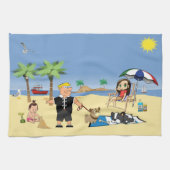 Verdomde Beachy Theedoek (Horizontaal)