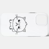 Verdomde boze kat die sust. Case-Mate iPhone case (Achterkant (horizontaal))