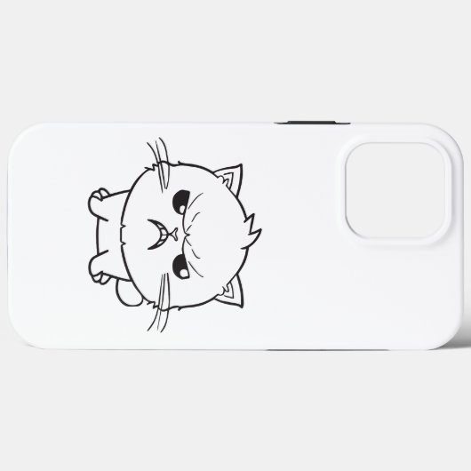Verdomde boze kat die sust. Case-Mate iPhone case (Achterkant (horizontaal))