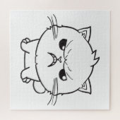 Verdomde boze kat die sust. legpuzzel (Horizontaal)