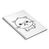 Verdomde boze kat die sust. notitieboek (Rechterzijde)