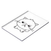 Verdomde boze kat die sust. notitieboek (Linkerzijde)