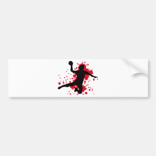 verdomde handbal dodgeball bumpersticker