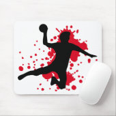 verdomde handbal dodgeball muismat (Met muis)