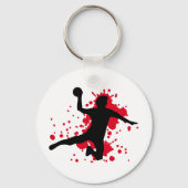 verdomde handbal dodgeball sleutelhanger (Voorkant)