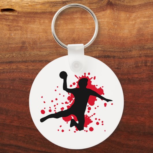 verdomde handbal dodgeball sleutelhanger (Voorkant)
