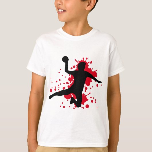 verdomde handbal dodgeball t-shirt (Voorkant)