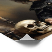 Verdomde heks kind van schedels in Victoriaans jur Poster (Hoek)