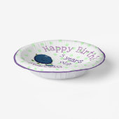 Verdomde illustratie van de cartoon van bosbessen papieren kommen (Gebogen)