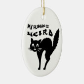 Verdomde kat keramisch ornament (Rechts)