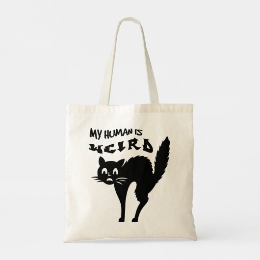 Verdomde kat tote bag (Achterkant)