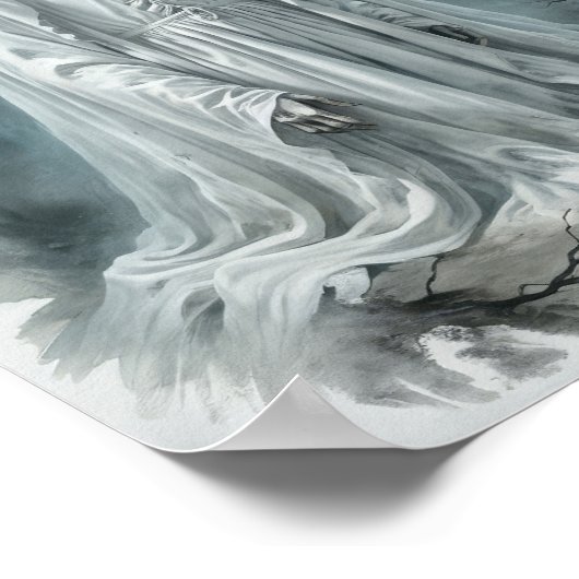 Verdomde kind skelet geest poster (Hoek)